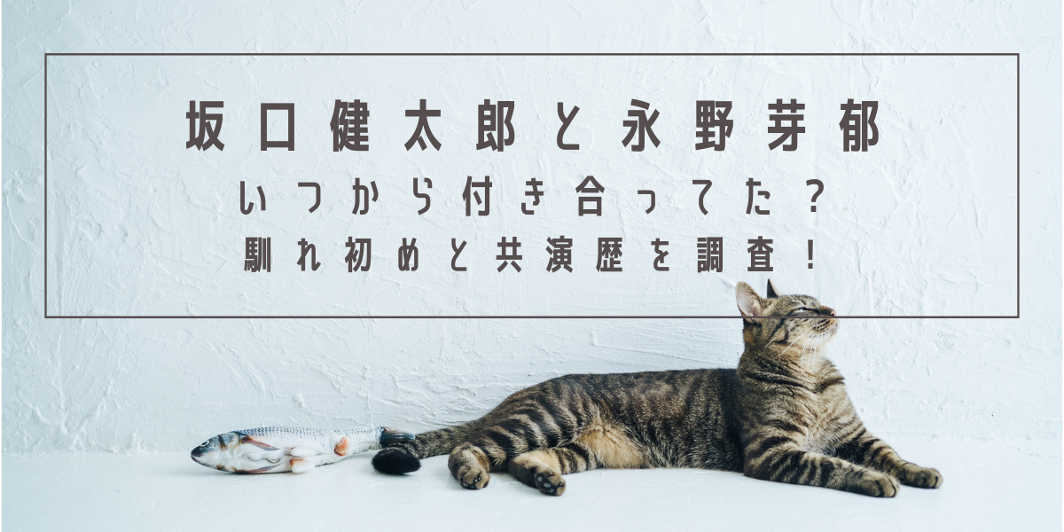 坂口健太郎と永野芽郁はいつから付き合ってた？馴れ初めと共演歴を調査！